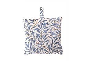 Lavender Sachet – William Morris, French Lavender, Drawer & Wardrobe Freshener, Handmade in UK, 100% Cotton, Gift, Eco-Friendly – Redd & Goud (Willow Bough - Blush Blue)