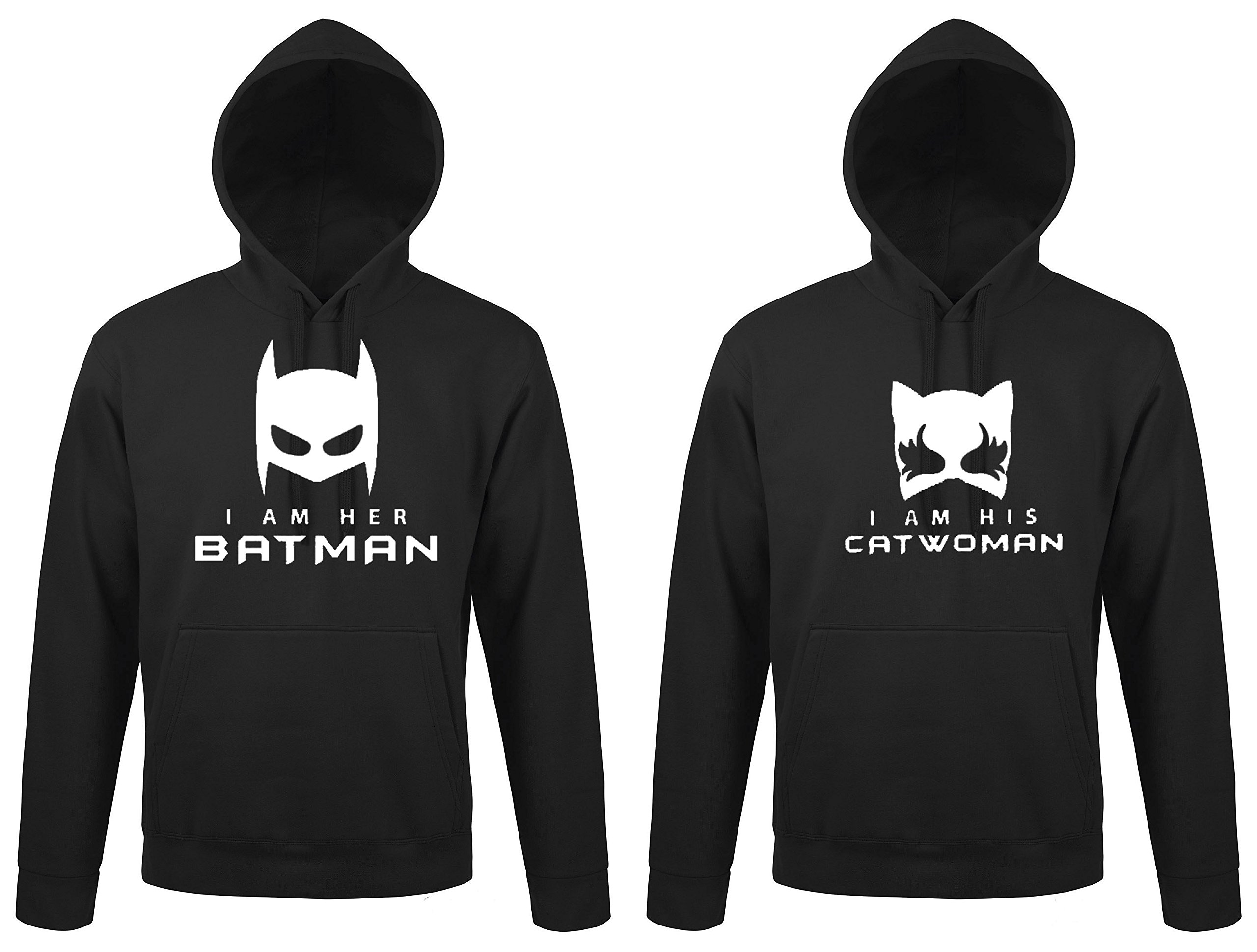TRVPPY-Partner-Herren-Damen-Hoodies-HER-Batman-HIS-Catwoman-in-versch-Farben