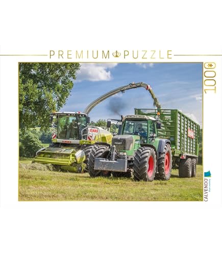 1000-teiliges Fendt 1050 Traktor Auf Dem Feld, Quad Produktbild-Vorschau 6