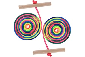 Suaflny Schlittenseil, 2 Stück Schlittenseil Zugseil, Schlittenseil mit Holzgriff, 150cm Schlitten Seil Zugseil, Schlitten Zubehör, Schlitten Schnur für Schlitten Bobs Rodel