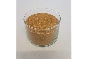 Deko-JunKies Dekosand Arena Decorativa, Cuarzo, Dorado metálico, Gold Metallic