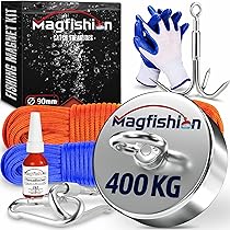 Magnete Da Pesca Magfashion 625KG - Calamita Neodimio Con Corde E Accessori - Foto 13