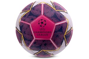 HY-PRO UEFA Champions League Football, Size 5, Officially Licensed, Training, Match, Merchandise, Collectible for Kids and Adults, Great Gift Idea