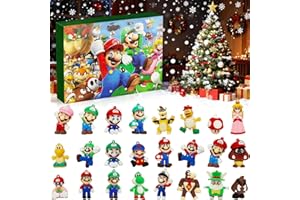 ‎EGMELOS Egmelos Adventskalender 2025,24 Anime Figuren für die Weihnachtszeit Geschenk,Weihnachts Countdown Neujahrsgeschenk (D)