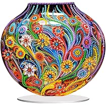 Kit Peinture Diamant Bougeoir Rond - Dimensions 12x14 Cm - Motif Père Noël Ou Autre - Loisir Créatif Adulte - Support Pour Bougie
