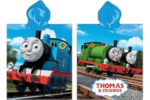 THOMAS & FRIENDS JERRY FABRICS s.r.o. Boys Hooded Poncho Towel, Thomas and Friends