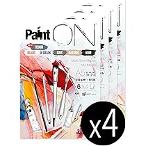 Blocco Carta Clairefontaine PaintON A5 | 40 Fogli 250g Per Tecniche Miste | Grana Leggera | Senza Acidì - Foto 4