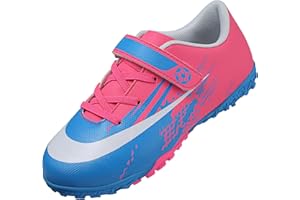 VLOOKST Football Boots Boys Astro Turf Trainers Kids Non-Slip Junior Football Shoes Sports Shoes Outdoor Athletic Sneakers Girls Soccer Shoes Unisex