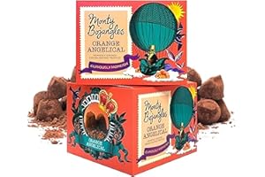 ‎MONTY BOJANGLES Monty Bojangles Orange Angelical Cocoa Dusted Truffle Chocolates, 2 x 150g, Chocolate Gift Set, Heavenly Chocolate Truffles with Orange Flavour, Award Winning Luxury Chocolates Gift