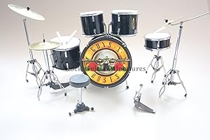 ROCK GUITAR MINIATURES RGM370 Guns N Roses Miniature Drum Kit