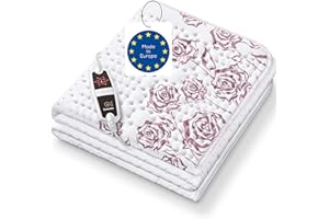 Beurer UB 75, Coprimaterasso termico, scaldaletto Singolo, con 6 Livelli di Temperatura, spegnimento automatico personalizzabile, lavabile in lavatrice a 30° dimensioni 150 x 80 CM
