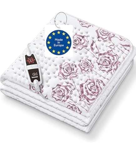 KESSER Warmte-onderbed, 150 x 80 cm, met automatische uitschakeling, afstandsbediening, elektrische deken met 3 temperatuurniveaus, warmteonderdeken voor bed, matrasverwarming, warmtedeken van zacht