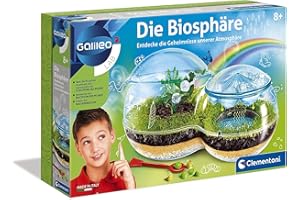 Clementoni Galileo Lab – Die Biosphäre, Experimentierkasten für kleine Hobby-Gärtner, Botanik und Biologie für Kinder ab 8 Jahren, spannendes Modell für Zuhause von Clementoni 59119