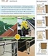 Balkonkastenhalter ohne Schrauben Balkon Fensterbank Blumenkasten