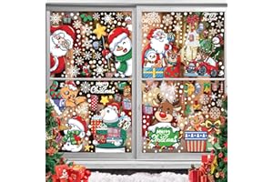 HGRGHH Świąteczne naklejki na okno