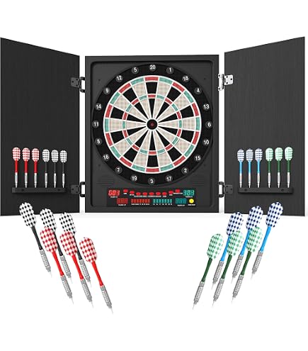 Winmau set armadio per freccette + bersaglio + 2 set di