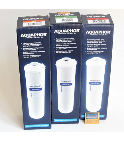 K7M, Filtro di ricambio per acqua, per Aquaphor, Cartuccia con tecnologia  Push & Turn