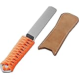 SHARPAL 181N Dual-Grit Diamond Sharpening Stone with Genuine Leather Strop, Tool Sharpener for Sharpening Knife, Garden Shear
