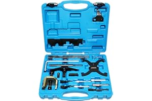 DPTOOL Motor-Einstellsatz, kompatibel mit Ford Mazda Nockenwellen-Schwungrad-Blockierwerkzeugen 1,4 1,6 1,8 2,0 Di/TDCi/TDDi ECOBOOST 1,6 Ti-VCT 1,5/1,6 VVT 2,3L 2,5L Nockenhaltewerkzeug