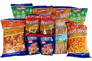 CANDY HOCKENHEIM XXL Snack Box | Party Mix | Knuspriger Knabbermix | Für Filmabende, Feier, Geburtstagsfest, Silvester Party | 11 Packungen Knabbergebäck