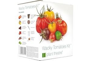 Plant Theatre - Juego de cultivo Wacky Tomatoes Kit con semillas de 6 variedades diferentes de tomate, un regalo ideal