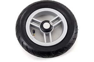 Andersen Ersatzrad für Royal Einkaufstrolley und Fahrradanhänger, Ø 250 mm, luftbereift und kugelgelagert, Silber