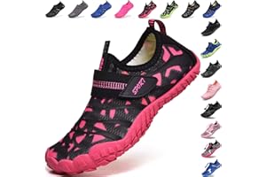 Lvptsh Scarpe da Immersione Bambini Ragazze Ragazzi Scarpe da Mare Scarpe da Spiaggia Asciugatura Rapida Scarpe da Scoglio Scarpe da Acqua a Piedi Nudi per Beach Swim Surf Yoga 29-38 EU