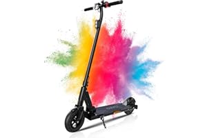 QnQ E Scooter, 2025 8 Zoll Faltbarer Roller, 500 W/20 km/h Motor, 15 km Reichweite, pannensichere Wabenreifen, Kinder und Jugendliche.