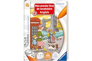 Ravensburger - tiptoi® - Livre interactif - Mon premier livre de vocabulaire anglais - Jeu éducatif électronique, sans écran - A partir de 6ans - version française - 13099002