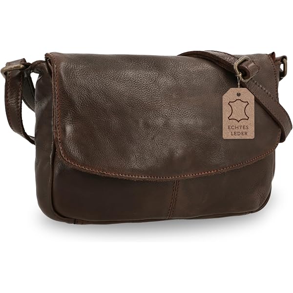 Gusti Iselin Leder-Umhängetasche – Retro Design Mit Viel Platz