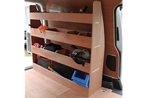 Monster Racking Meuble de Rangement en Contreplaqué pour VW Caddy Maxi, Etagères de Rangement pour Fourgon et Véhicules Utilitaires, 67.5cm x 116cm x 28.5cm