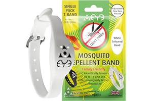 THEYE Mosquito Repellent Bracelet - Anti Mosquito Bracelet for Adults, Children, Kids - 100% Natural, Deet Free Mosquito Repellent Bands - Provides Up to 2 Weeks Protection - Adjustable Wristband