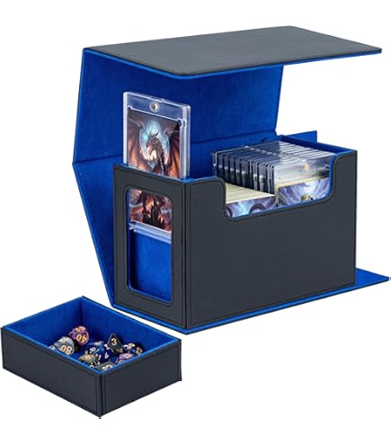 Tolesum Card Deck Box met weergavevenster voor MTG, Gathering