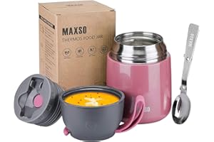 LOGEEYAR - Contenitore termico per alimenti, 500 ml (Rosa)