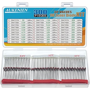 Kit 300 Diodi Zener SMD 0.5W LL-34 - 30 Valori Da 2V0 A 39V Per Elettronica E Riparazioni - Foto 7
