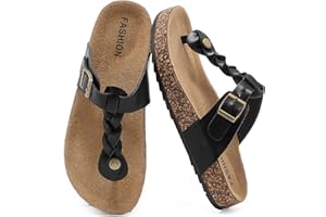 zaxunai Lässig Flach Infradito Donna, Sandali Estivi Con Suola In Sughero Unisex, Sandali Flip Flop Uomo Con Fibbia Regolabile, Pantofole Da Bagno Antiscivolo, Pantofole Comode Per Casa