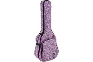 Ortega Guitars Jean Guitar Gigbag - 4/4 Klassische Gitarren Tasche - Höhe 105 cm - Breite 39 cm - Mit Schultergurten - Baumwolle / Leinen, Lila (OGBCL-PUJ)