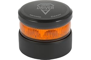 RYME AUTOMOTIVE Luz V16 de Emergencia Autónoma con Batería de Litio - Hero Driver LED - Señal V16 de advertencia de Peligro, Homologada DGT