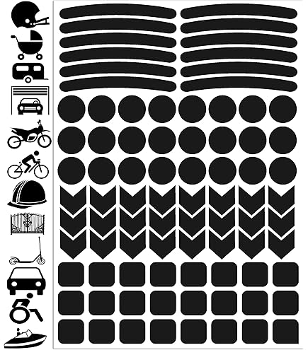 Gele reflecterende sticker voor je scooter kopen? Model pijl