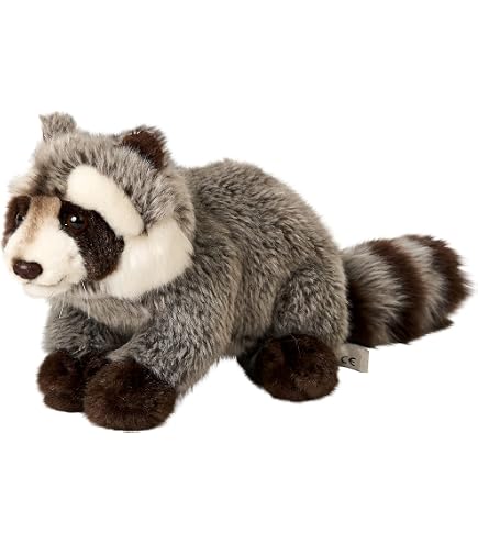 NICI Rauly Il Procione – Peluche 25 Cm – Morbido Amico Della Foresta Per Bambini E Neonati