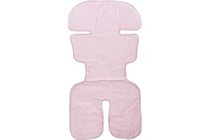 Italbaby 050.0030-01 Double Face Copriseduta per Passeggino, Spugna, Universale, Rosa