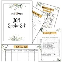 HOWAF Jeu Photo JGA, Jeu Drole Et Pas Embarrassant Pour L'enterrement De Vie De Jeune Fille | 50 Taches Photo 4 Cartes Vierges Pour La Mariee & La Team Bride