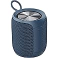 MIATONE 16W Loud Bluetooth Speaker with Thumping Bass, Mini IP67 Waterproof Shower Speaker with 360°Surround Sound, Bluetooth 5.0, Dual Wireless Pairing, Portable Outdoor Speaker for Party (Blue)