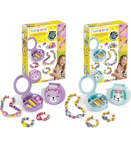 Recharge Cutie Stix Magic - 11 Stix Licorne Et Arc-en-Ciel - Création Bijoux Enfants