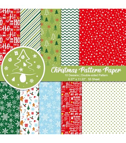 Papier imprimé 21 x 29,7 cm 20 feuilles Noël vitaminé - Clairefontaine Clairefontaine chez