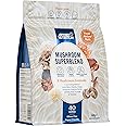 Applied Nutrition Mushroom Superblend - Lions Mane, Reishi, Chaga, Shiitake, Maitake, Tremella, Cordyceps Sinensis, King Trumpet | Vegan & Gluten Free (160g – 40 Servings)