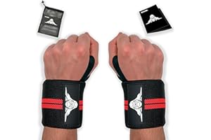 Bosmik | Braccialetti Crossfit con impugnatura per il pollice Braccialetti da palestra Palestra Calisthenics Fitness Regalo fitness unise