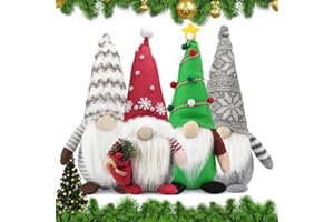 FHzytg 4 Stück Deko Weihnachten Wichtel Weihnachts Deko als Geschenk, Skandinavische Deko Wichtel Weihnachten Weihnachts Wichtel Schwedische Wichtel Weihnachtszwerge Wichtel Tomte für Weihnachten