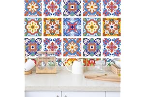 ICYEHAO Papier peint autocollant cuisine 44,5 x 1 000 cm Style bohème Maroc