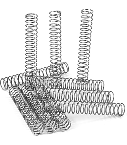 GUNGY Molle Compressione 10mm Molla In Acciaio Inossidabile 304 Diametro Filo 0,55mm Diametro Esterno 10mm Forza Molla 0,18kg 10 Pezzi